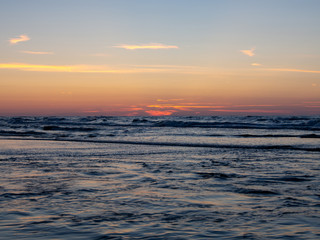 Fototapeta na wymiar Sunset at the Baltic Sea.