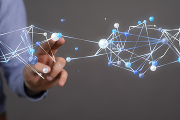 network digital interface in hand