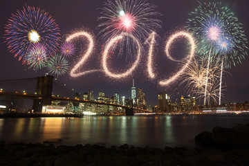 Fototapeta premium New year eve fireworks