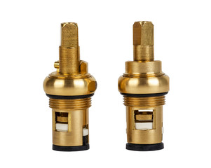 Brass faucet parts cartridge for water valve