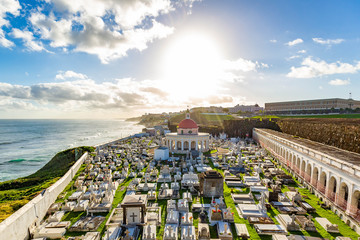 Santa maria cemetery in San Juan Puerto Rico