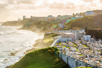 Santa maria cemetery in San Juan Puerto Rico