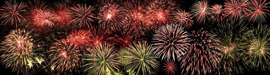 Wunderschönes Feuerwerk