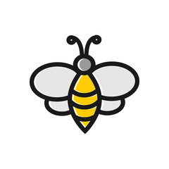 Bee graphic design template