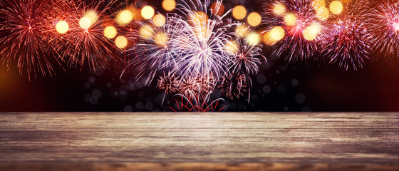 Wunderschönes Feuerwerk