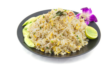 Fried rice with crab ,Thai cuisine