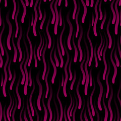 Abstract vector seamless pattern with grunge brushes. Graphic ornament