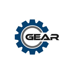 Gear graphic design template