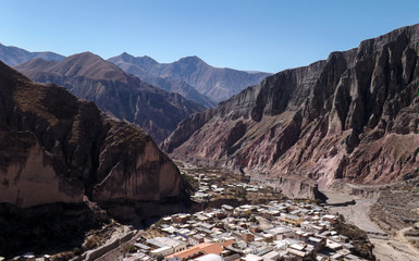 Little city in the valley