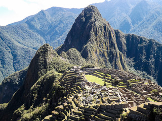 View of Machu picchu