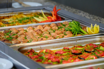 Buffet with main dishes 1