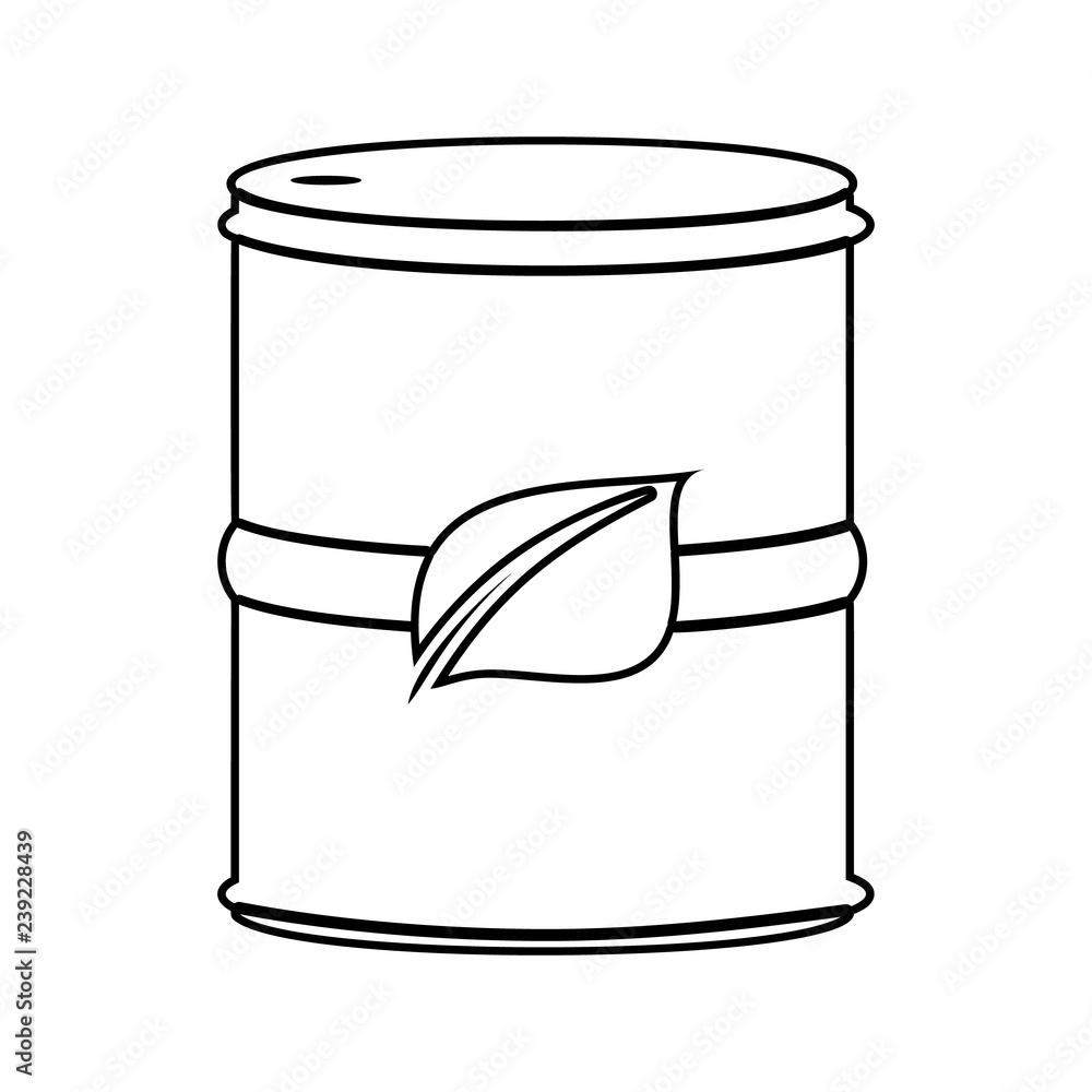 Poster barrel of oil and a leaf of a plant icon. element of ecology for mobile concept and web apps icon. t