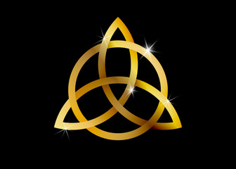 triquetra trinity symbol wallpaper charmed background gold knot wiccan lovely celtic protection shutterstock