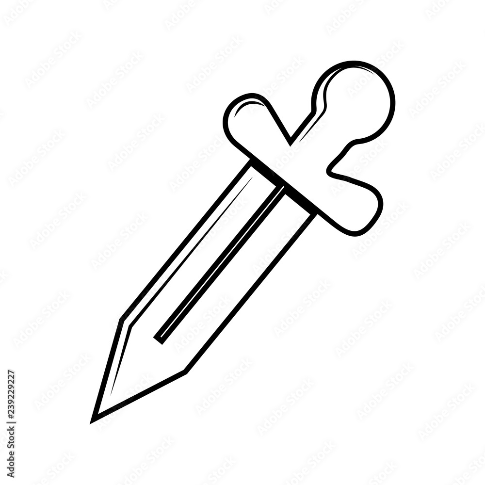 Poster warrior's sword icon. element of fight for mobile concept and web apps icon. thin line icon for webs