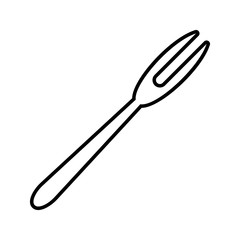 fork for lemon icon. Element of kitchen tools for mobile concept and web apps icon. Thin line icon for website design and development, app development