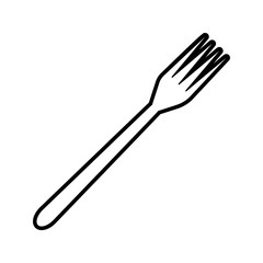 fork icon. Element of kitchen tools for mobile concept and web apps icon. Thin line icon for website design and development, app development