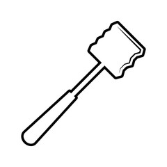 chopper icon. Element of kitchen tools for mobile concept and web apps icon. Thin line icon for website design and development, app development