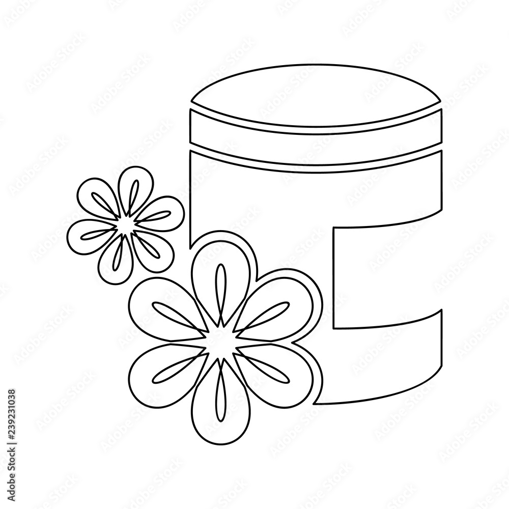 Poster aroma of oil icon. element of spa for mobile concept and web apps icon. thin line icon for website d