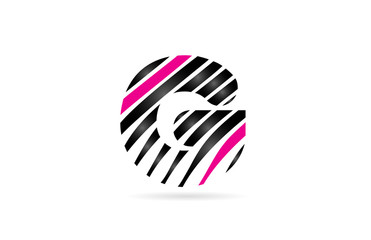 alphabet letter g logo icon design typography