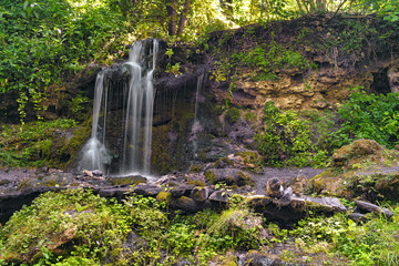 waterfall in Pushchino