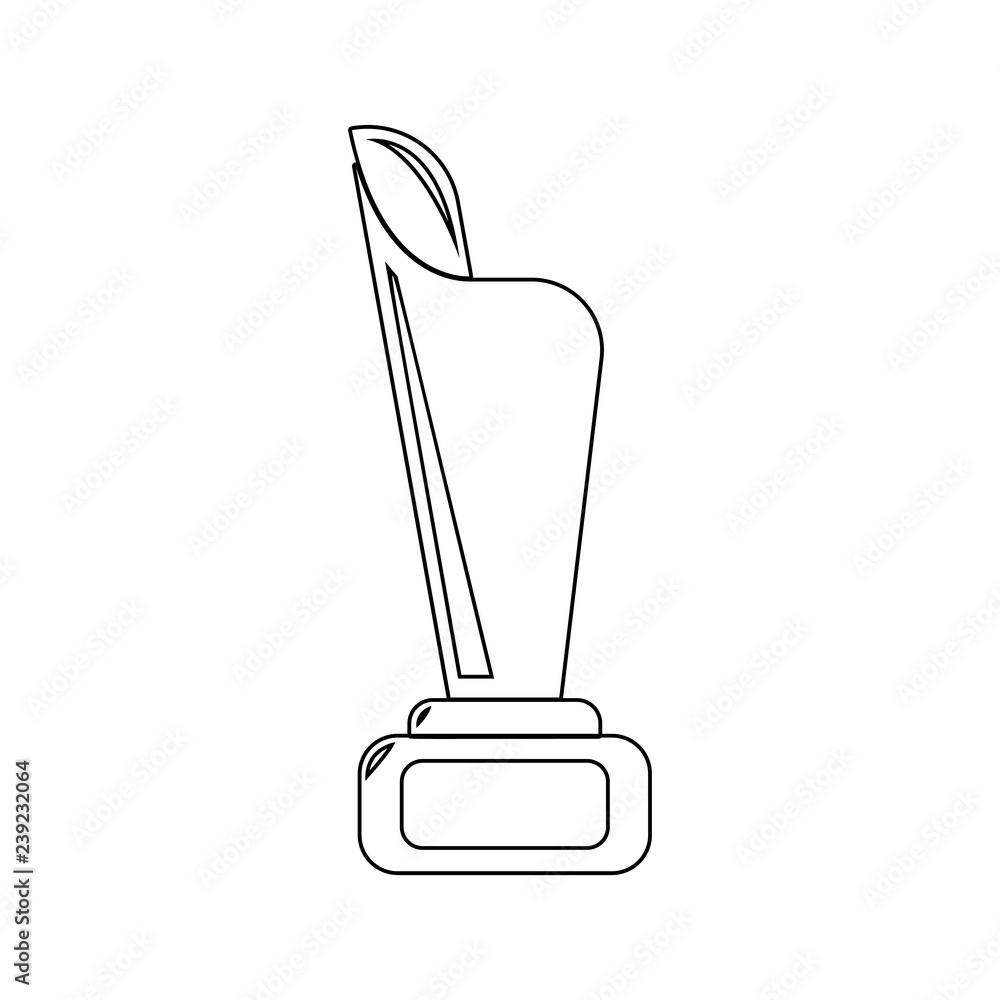 Poster cup icon. Element of Sucsess and awards for mobile concept and web apps icon. Thin line icon for website design and development, app development