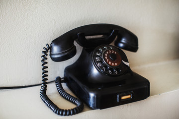 A vintage dial telephone