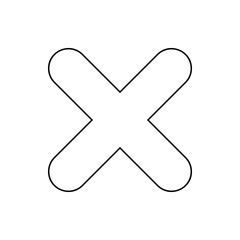 Obraz premium sign remove icon. Element of web for mobile concept and web apps icon. Thin line icon for website design and development, app development