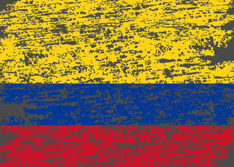 Vector Colombia flag, Colombia flag illustration, Colombia flag picture, Colombia flag