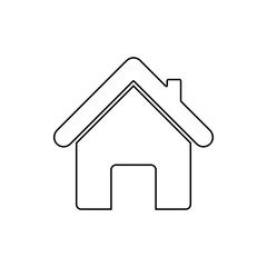house icon. Element of web for mobile concept and web apps icon. Thin line icon for website design and development, app development