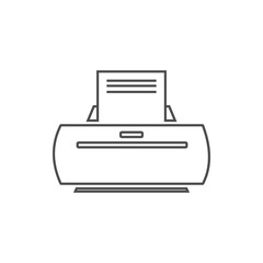 Printer icon. Element of web for mobile concept and web apps icon. Thin line icon for website design and development, app development