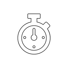 stopwatch icon. Element of web for mobile concept and web apps icon. Thin line icon for website design and development, app development