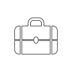 suitcase icon. Element of web for mobile concept and web apps icon. Thin line icon for website design and development, app development