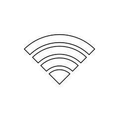 radio signal icon. Element of web for mobile concept and web apps icon. Thin line icon for website design and development, app development