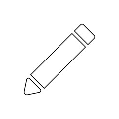 pencil icon. Element of web for mobile concept and web apps icon. Thin line icon for website design and development, app development