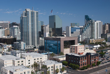 Downtown San Diego cityscape skyline