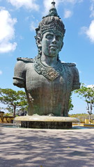 Garuda Wisnu Kencana Statue, Bali.  Cultural Park on tropical island.  