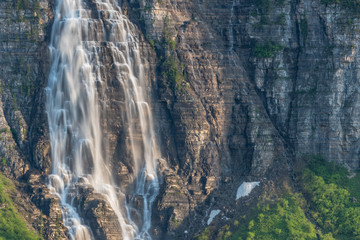 Birdwoman Falls and The Last Snow of Winter