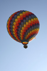 Colorful hot air balloons in the sky over Temecula