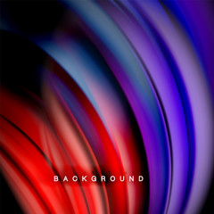 Background abstract - liquid color wave