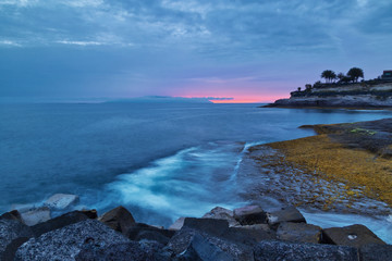 Sunset at rocks