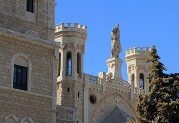 Fototapeta na wymiar Hospice of Notre Dame de France in Jerusalem, Israel