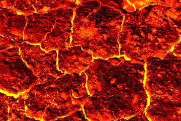 Red lava texture background