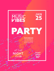 Night Party banner template