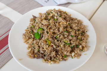 Hong kong style beef fried rice