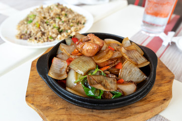 Hong Kong style chicken cuisine