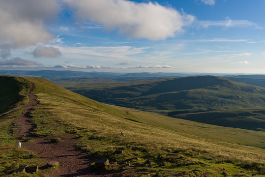 Brecon Beacons in Wales