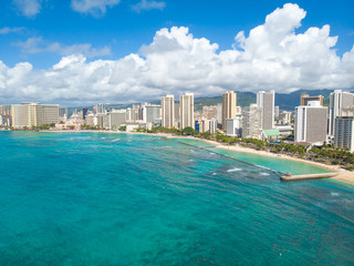 Obraz premium Waikiki beach in Hawaii