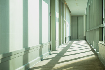 Hotel Interior decoration details Modern style. light and shadow