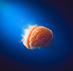 Exploding brain, creativity concept © fergregory