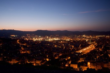 Fototapeta na wymiar Barcelona Sunset